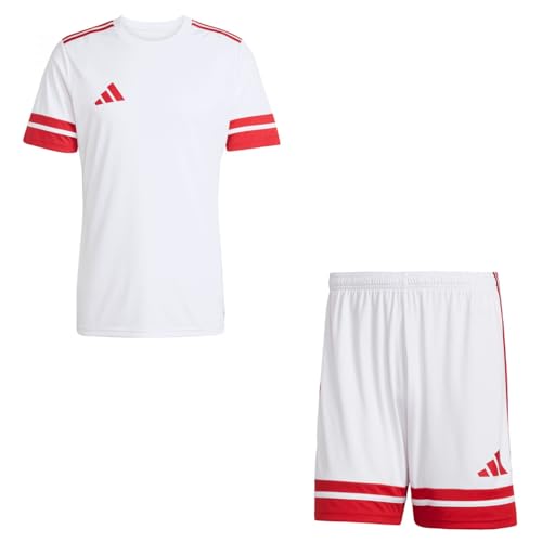 adidas Herren Set Trikot + Hose Squadra 25 White/Team Power Red2 XXL adidas Herren Set Trikot + Hose Squadra 25 White/Team Power Red2 XXL von adidas