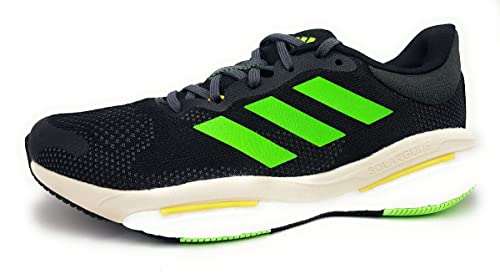Adidas Herren Solar Glide 5 Sneaker, Cblack/Sgreen/Beamye, 43 1/3 EU von adidas