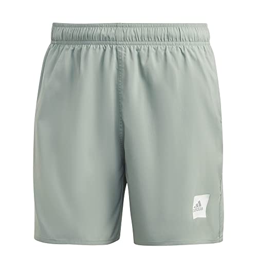 Adidas Herren Solid Clx Sh Sl Swim Shorts, Silver Green, S von adidas