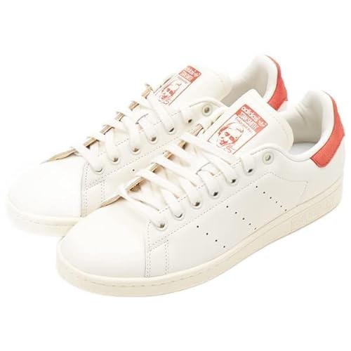 ADIDAS Herren Stan Smith Sneaker, core White/Off White/preloved red, 44 2/3 EU von adidas