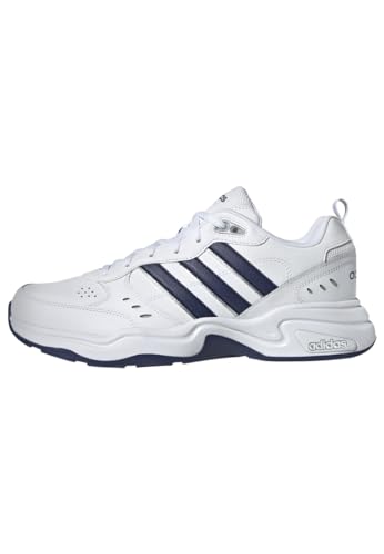 adidas Herren Strutter Laufschuh, FTWR White/Dark Blue/Matte Silver, 43 1/3 EU von adidas