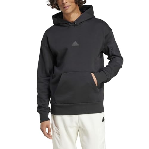 adidas Men's City Escape Fleece Hoodie Black 3XL von adidas