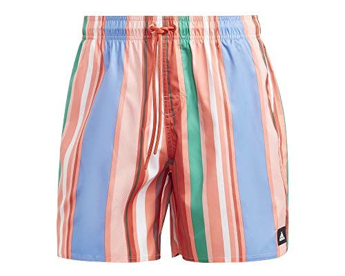 Adidas Herren Striped Clx Sl Swim Shorts, Coral Fusion, L von adidas