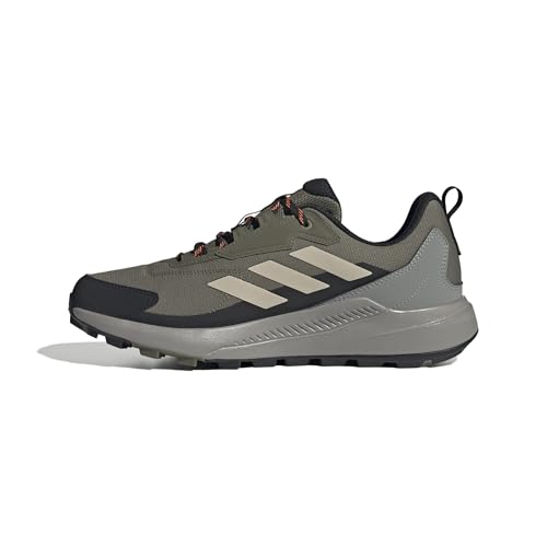 adidas Herren Terrex Anylander RAIN.RDY Hiking Shoes Wanderschuhe, Olive strata/Wonder beige/core Black, 44 EU von adidas
