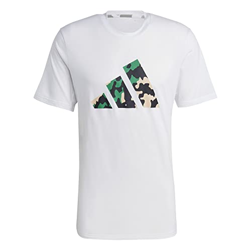 ADIDAS Herren TR-ES+ BL Log T T-Shirt, White, M von adidas