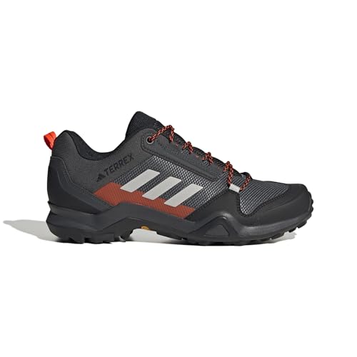 adidas Herren Terrex AX3 Hiking Shoes Wanderschuhe, Solid Grey/Grey One/Solar Red, 46 EU adidas Herren Terrex AX3 Hiking Shoes Wanderschuhe, Solid Grey/Grey One/Solar Red, 46 EU von adidas