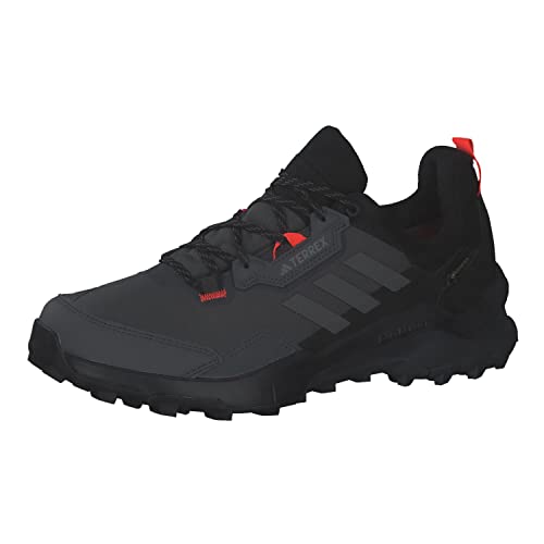 adidas Herren Terrex AX4 GTX Sneaker, Grey six/Grey Four/solar red, 42 2/3 EU von adidas