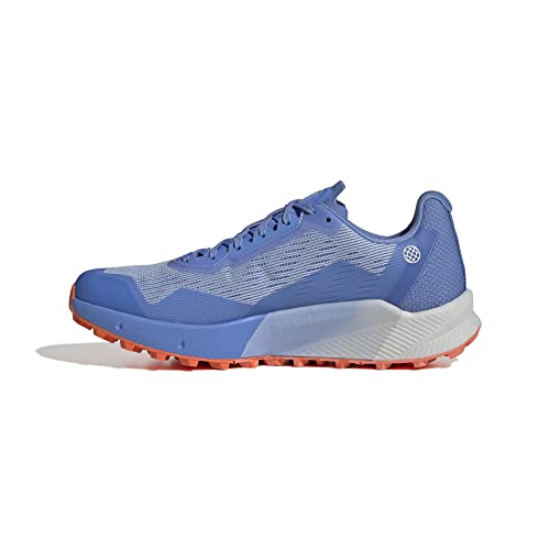 adidas Herren Terrex Agravic Flow 2 GTX Shoes-Low (Non Football), Blue Dawn/Blue Fusion/Impact Orange, 46 2/3 EU von adidas