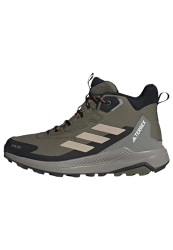 adidas Herren Terrex Anylander Mid R.Rdy Hiking Shoes Nicht-Fußball-Mittelschuhe, Olive strata/Wonder beige/core Black, 52 EU von adidas