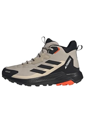 adidas Herren Terrex Anylander Mid R.Rdy Hiking Shoes Nicht-Fußball-Mittelschuhe, Wonder beige/core Black/semi Impact orange, 52 EU von adidas