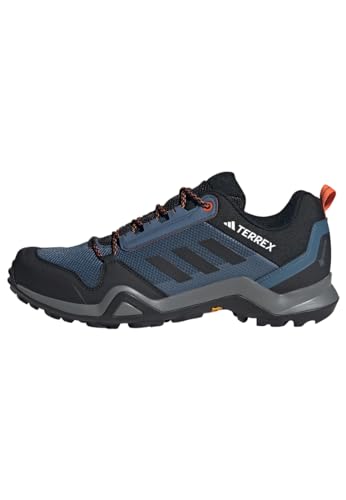 adidas Herren Terrex AX3 Gore-TEX Hiking Shoes Sneaker, Wonder Steel/core Black/semi Impact orange, 38 2/3 EU von adidas