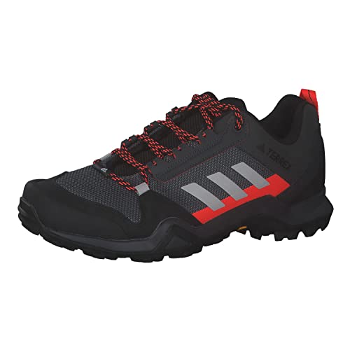 adidas Herren Terrex Ax3 Walking Shoe, Solid Grey Grey Solar Red, 41 1/3 EU adidas Herren Terrex Ax3 Walking Shoe, Solid Grey Grey Solar Red, 41 1/3 EU von adidas