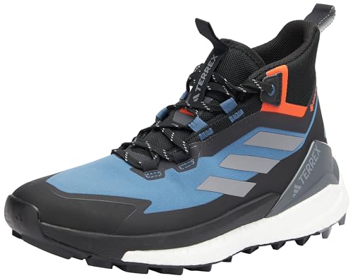 ADIDAS Herren Terrex Free Hiker 2 GTX Sneaker, Wonder Steel/Grey/Impact Orange, 40 2/3 EU von adidas