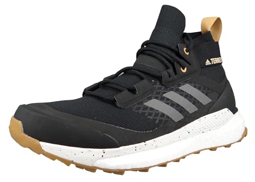 adidas Herren Terrex Free Hiker Primeblue Walking Shoe, Core Black/Crystal White/Mesa, 42 2/3 EU von adidas