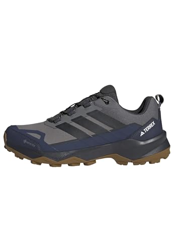 adidas Herren Terrex Skychaser AX5 Gore-TEX Hiking Shoes Schuhe zum Wandern, Grey Four/Carbon/Shadow Navy, 42 2/3 EU von adidas