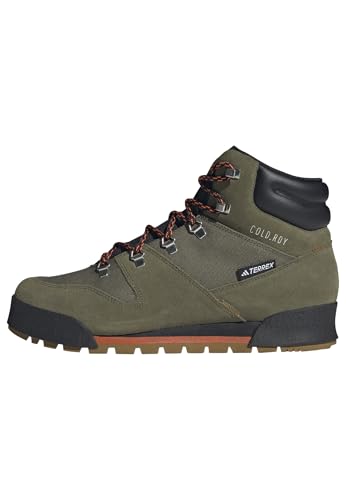 adidas Herren Terrex Snowpitch Cold.RDY Hiking Shoes Wanderschuhe, Olive Strata/Bronze Strata/Orange, 45 1/3 EU von adidas