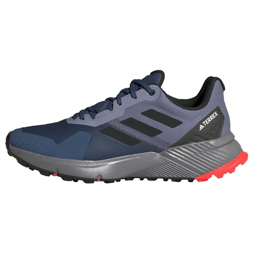 adidas Herren Terrex Soulstride Sneaker, Wonder Steel Core Black Impact Orange, 42 EU von adidas