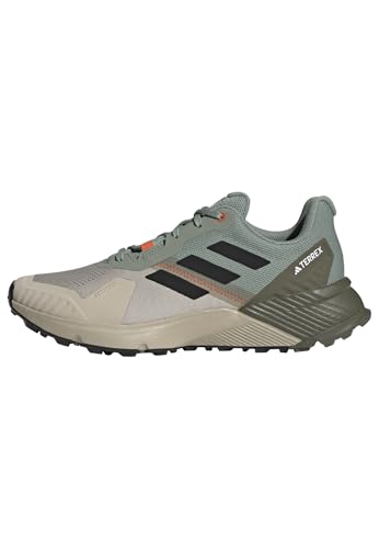 adidas Herren Terrex Soulstride Trail Running Sneaker, Silbergrün/Schwarz/Semi Impact Orange, 44 2/3 EU adidas Herren Terrex Soulstride Trail Running Sneaker, Silbergrün/Schwarz/Semi Impact Orange, 44 2/3 EU von adidas