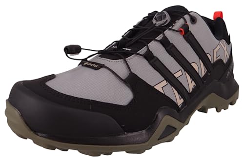 adidas Herren Terrex Swift R2 Gore-TEX Hiking Shoes Wanderschuhe, solid Grey/core Black/Olive strata, 39 1/3 EU von adidas