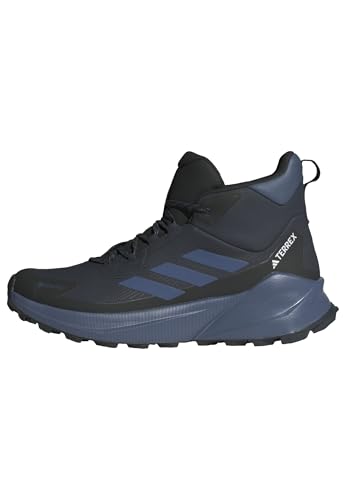 adidas Herren Terrex Trailmaker 2 Mid Gore-TEX Hiking Shoes Wanderschuhe, Aurora Ink/Wonder Steel/Core Black von adidas