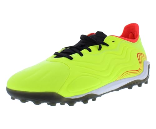 adidas Herren Tf Copa Pure.1 Turf Fußballschuhe, Schwarz, Größe 47, Team Solar Yellow Solar Red Core Black, 7.5 Women/6.5 Men von adidas