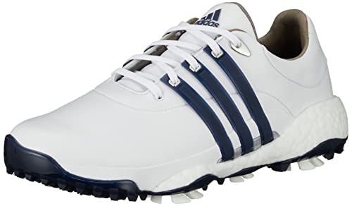 adidas Herren Tour360 Infinity Golfschuh, Weiß/Marineblau/Silber, 43 1/3 EU von adidas