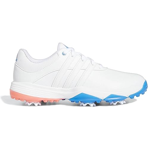 adidas Herren Tour360 Infinity Junior Golfschuh, Weiß Blau, 38 EU von adidas