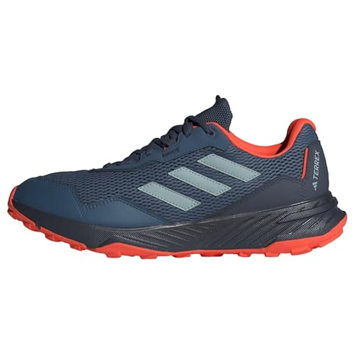 adidas Herren Tracefinder Trail Running Shoes Sneaker, Wonder Steel/Navy/Impact Orange, 49 1/3 EU von adidas