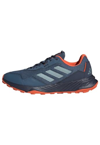 adidas Herren Tracefinder Trail Running Shoes Sneakers, Wonder Steel/Shadow Navy/Impact orange, 38 2/3 EU von adidas