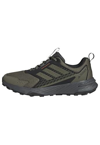 adidas Herren Terrex Tracefinder 2 Trail Running Shoes Trailrunning-Schuhe, Olive strata/Olive strata/semi Impact orange, 39 1/3 EU von adidas