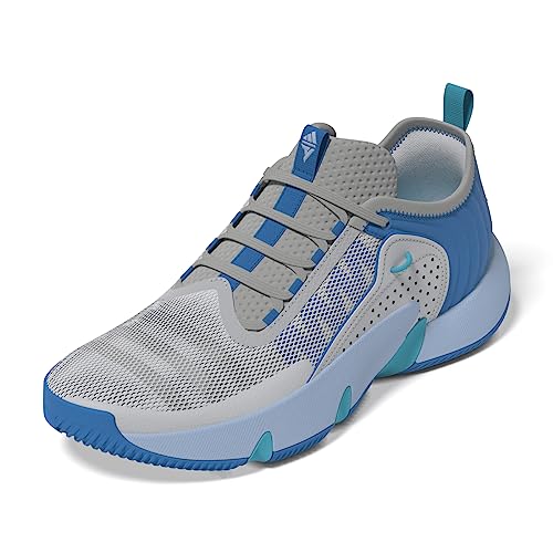 adidas Unisex Trae Unlimited Shoes Sneakers, Dash Grey/Metal Grey/Bright Blue, 42 EU von adidas