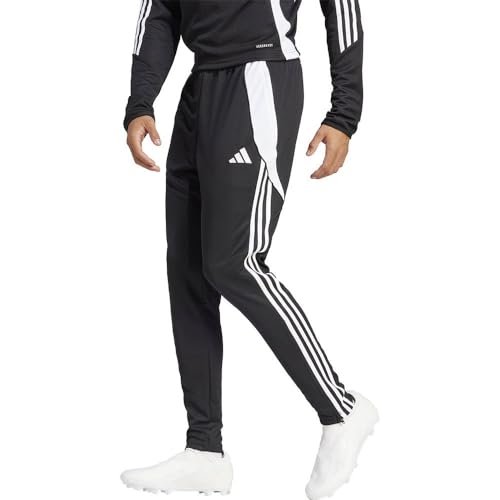 adidas Herren-Trainingshose, schwarz / weiß, 56 von adidas