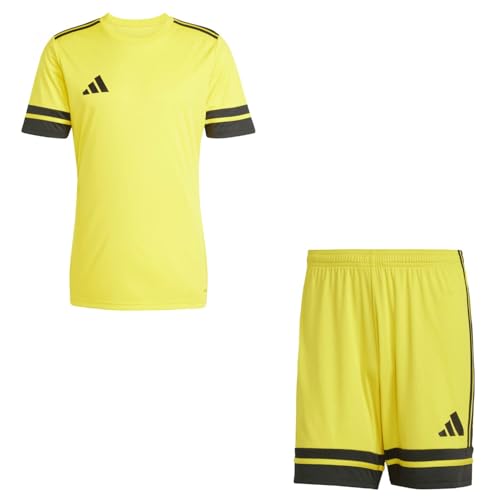 adidas Herren Set Trikot + Hose Squadra 25 Team Yellow/Black 3XL von adidas