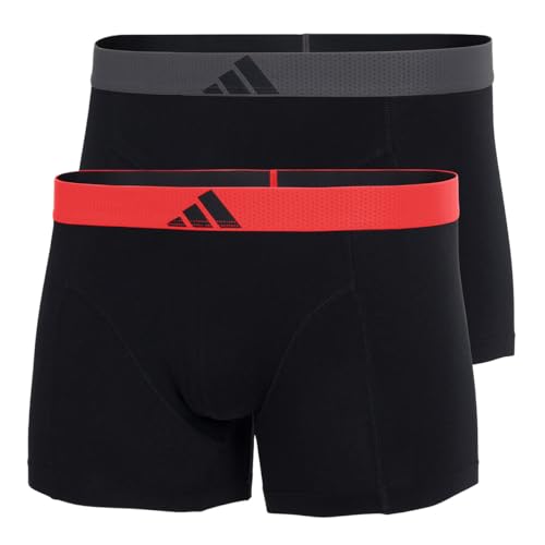 adidas Herren Trunk (2pk) -Active Flex Cotton Body Boxershorts, 902 Assorted, M (2er Pack) von adidas