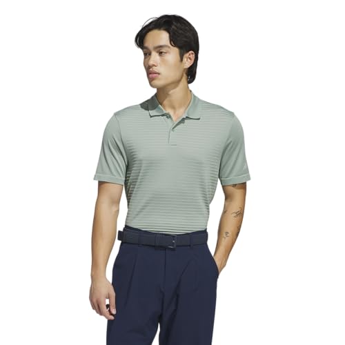 adidas Herren Ultimate365 Tour Seamless Polo Shirt Ultimate365 Tour Seamless Polo Shirt (1er Pack), Silbergrün 23, XXL von adidas