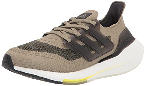 adidas Herren Ultraboost 21 Laufschuh, Orbit Grün Schwarz Säuregelb, 46 EU von adidas