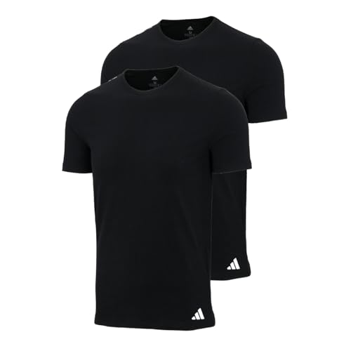 adidas Herren Unterwäsche Crew Neck Shirt (2PK) - Active Flex Cotton von adidas