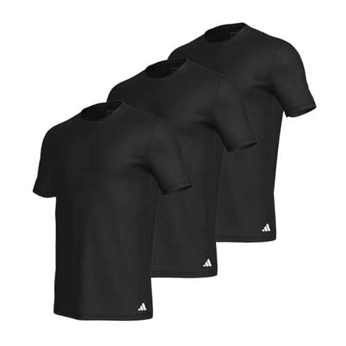 adidas Herren Unterwäsche Crew Neck Shirt (3PK) - Active Core Cotton von adidas