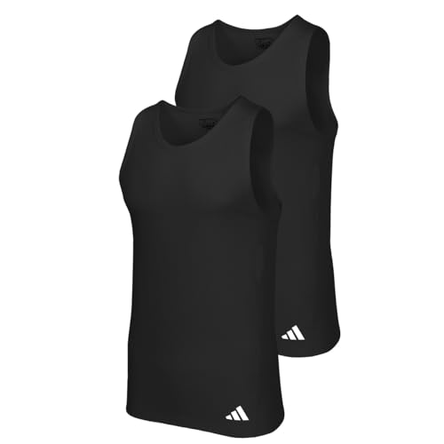 adidas Herren Unterwäsche Ergonomic Tank Top (2PK) - Active Flex Cotton Ergonomic von adidas
