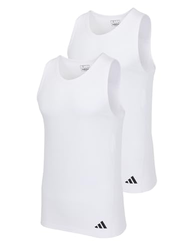 adidas Herren Unterwäsche Ergonomic Tank Top (2PK) - Active Flex Cotton Ergonomic von adidas