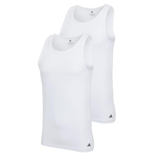 adidas Herren Unterwäsche Tank Top (2PK) - Active Flex Cotton von adidas