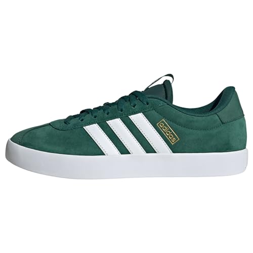 adidas Herren VL Court Sneakers, Collegiate Green Cloud White Wonder Silver, 42 EU von adidas