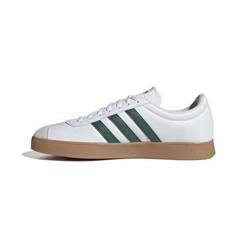 adidas Herren VL Court Base Shoes Schuhe, FTWR White/Collegiate Green/Grey one, 44 EU von adidas