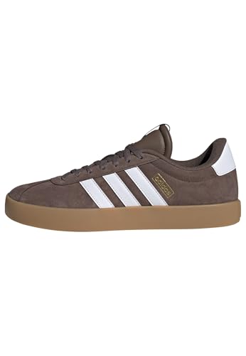 adidas Vl Court 3.0 Shoes Herren Schuhe, Earth Strata Cloud White Gold Metallic, 40 2/3 EU von adidas