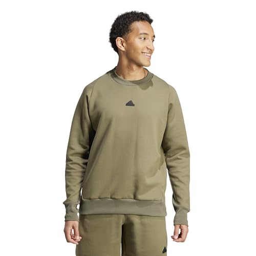 adidas Herren Z.N.E. Premium Sweatshirt, green, S von adidas