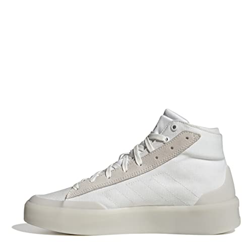 ADIDAS Herren ZNSORED HI Sneaker, Crystal White/FTWR White/FTWR White, 39 1/3 EU von adidas