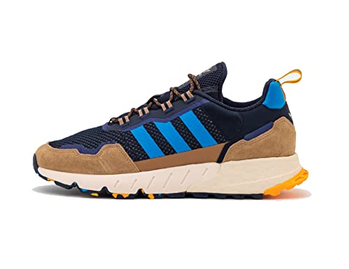 adidas Herren Zx 1k Boost Sneaker, Legend Ink/Blue Rush/Orange Rush, 44 EU von adidas