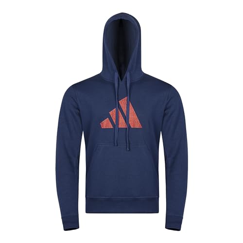 adidas Hoodie Community Perfo Script - aus 100% nachhaltiger Baumwolle - blau adidas Hoodie Community Perfo Script - aus 100% nachhaltiger Baumwolle - blau von adidas