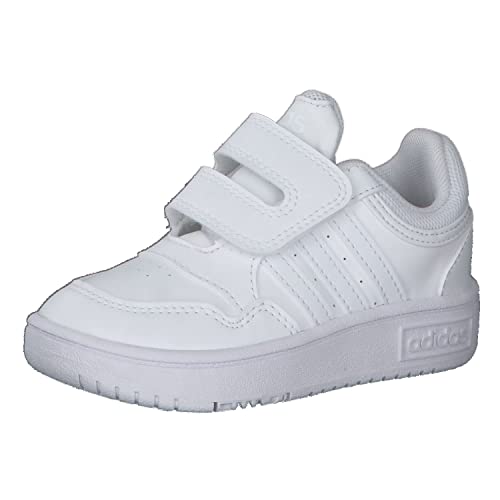 adidas Unisex Kinder Hoops Sneakers, Ftwr White/Ftwr White/Ftwr White, 29 EU von adidas