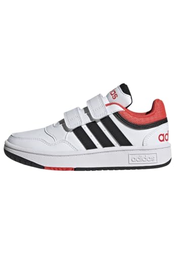 adidas Hoops Lifestyle Basketball Hook-and-Loop Shoes Schuhe, Cloud White/Core Black/Bright Red, 34 EU adidas Hoops Lifestyle Basketball Hook-and-Loop Shoes Schuhe, Cloud White/Core Black/Bright Red, 34 EU von adidas